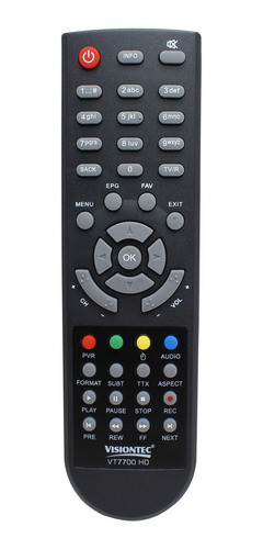 Controle Remoto Conversor Smartweb Vt7700 Visiontec Original 0