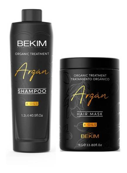 Shampoo + Mascara Bekim  Argán 4 Oils 0