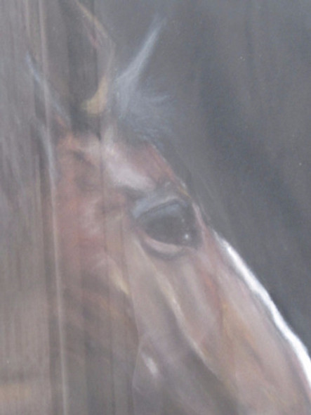 Cuadro De Autor: Caballo En Pastel, Firma. 1