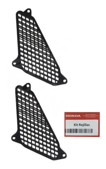 Kit Rejillas Laterales Izq/der Original Honda Cbx250 Twister 0