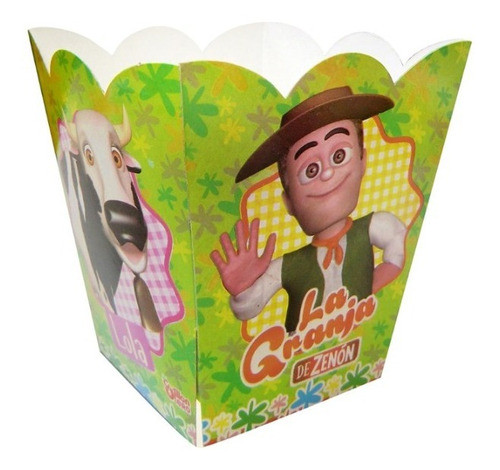 Pack 6 Cajas Pochocleras La Granja Zenón Original Cotillón 0