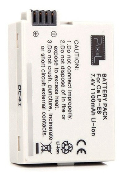 Bateria Lp-e8 P/ Canon Rebel T2i T3i T4i T5i Kiss X4 0
