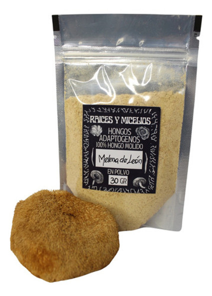 Melena De León Molido 30gr Adaptogeno Con Envio Gratis 0
