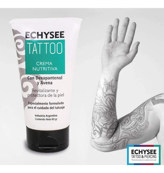 Crema Nutritiva Post Tattoo Care Echysee Tatuajes 1