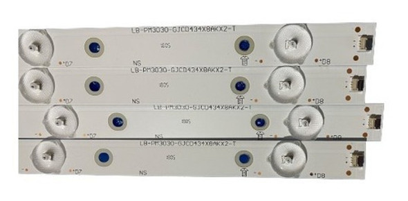 Tira 8 Led Lb-pm3030-gjcd434x8akx2-t Tv Aoc Le43s5970 1