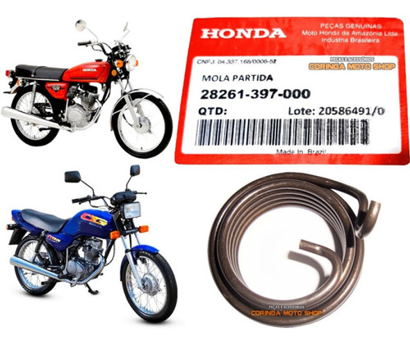 Mola Pedal Partida Honda Cg/ml/turuna/xls/xlr/125 Original 0
