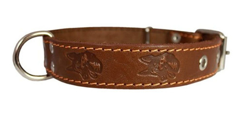 Perros My Love Collar De Perro De Cuero Genuino 1.25  X22  P 0