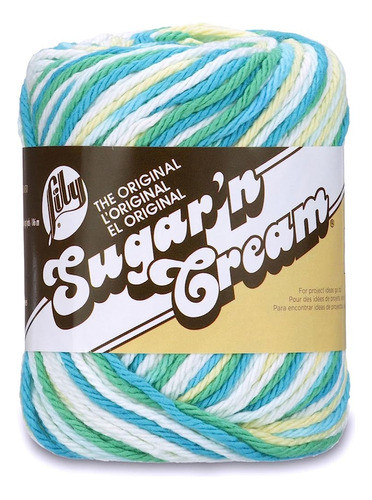 Lily Sugar 'n Cream The Original Ombre Yarn, 2oz, Gauge 4 Me 0