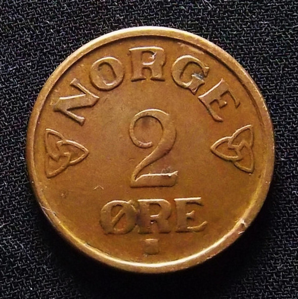 Noruega 2 Ore 1954 Muy Bueno Km 399 0 Noruega 2 Ore 1954 Muy Bueno Km 399 0