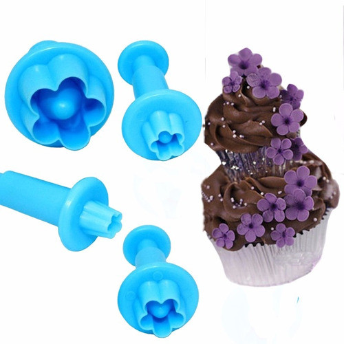 Cortador Ejetor Flor Miosotis Para Pasta Americana Blue Star 0