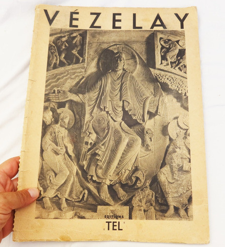 Catedral Vezelay Basilica Antigua Revista Libro Francia 1943 0