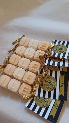 Jabones Souvenirs 30 X 5 Letras 1