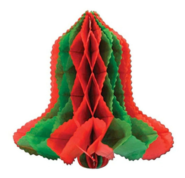 Beistle Honeycomb Tissue Paper Bells 4 Piece Christmas Decor 1