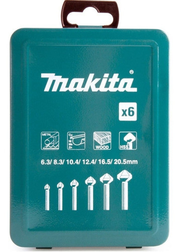 Conjunto De Escareadores 6 Peças D-42204 Makita 1