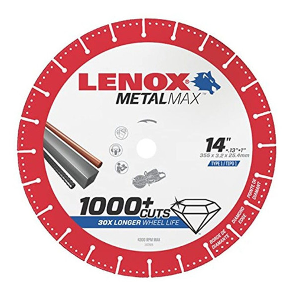 Herramientas Lenox 1972932 Metalmax Borde De Diamante Corte 0