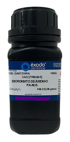 Dicromato De Amonio (bicromato) Pa 100g 0