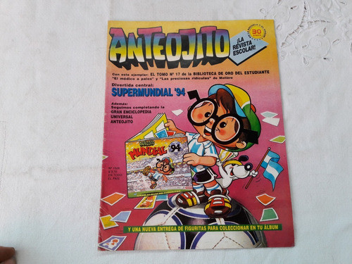 Revista Anteojito N° 1528 Año 1994 Futboluchos Mundialatos 0