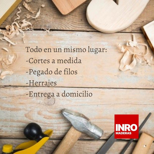 Media Placa Mdf 5mm 183 X 130 Cm Cortes A Medida Fibro Facil 1