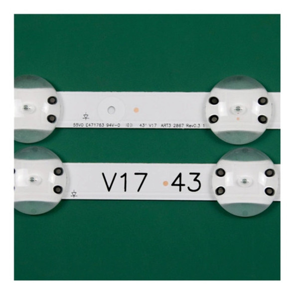 Kit X 2 Tiras LG 43uj6560 43lj5500 Panel Lc430dgg (10 Leds) 1