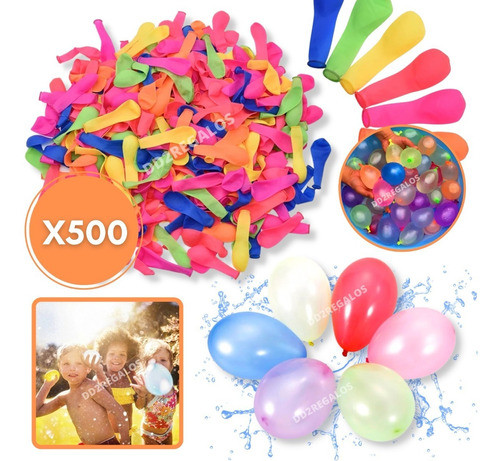500 Globos De Bolsas Bombucha Bombitas De Agua Para Niños 1