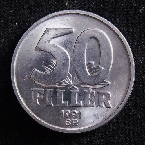 Hungría 50 Filler 1991 Sin Circular Km 677 Puente Elizabet 1