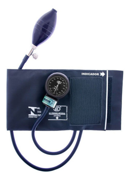 Aparelho De Pressão Adulto Nylon Fecho De Contato Azul Bic 0