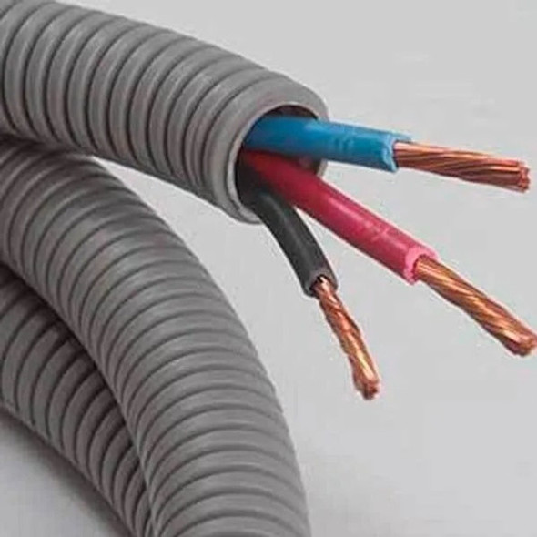 Combo 5 Rollos Caño Corrugado 3/4 Gris Losa  X 25 Metros 1