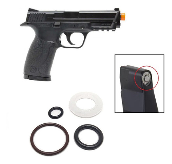 Kit De Vedações Para Válvula Airsoft Mp40 Co2 Cybergun® 0