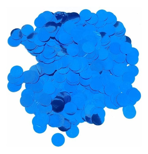 Confete Metalizado Azul Escuro Redondo 15g Bubble Bexiga 0 Confete Metalizado Azul Escuro Redondo 15g Bubble Bexiga 0