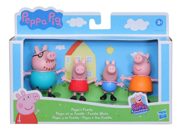 Playskool Peppa Pig Y Su Familia Pack X 4 Surtido - Hasbro 0