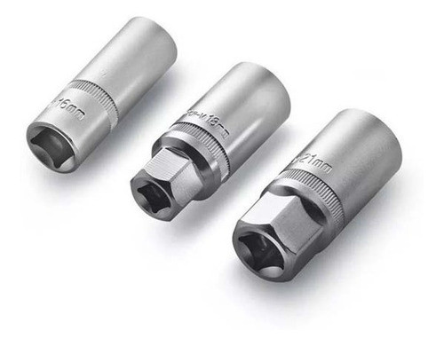 Juego Bocallaves Saca Bujia 3 Pzs. 16/18/21 Mm Ruhlmann 0