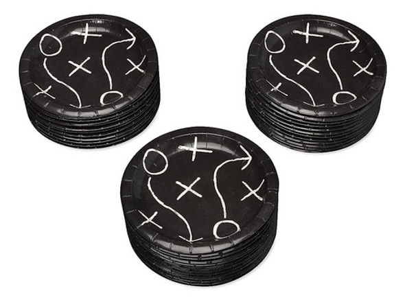 Saludos Americanos Suministros Para Fiestas De Fútbol, Plato 1 Saludos Americanos Suministros Para Fiestas De Fútbol, Plato 1