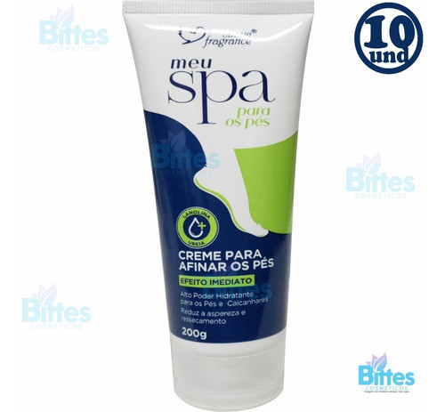 10 Creme Meu Spa Para Afinar Pés Suave Fragrance Revenda 0