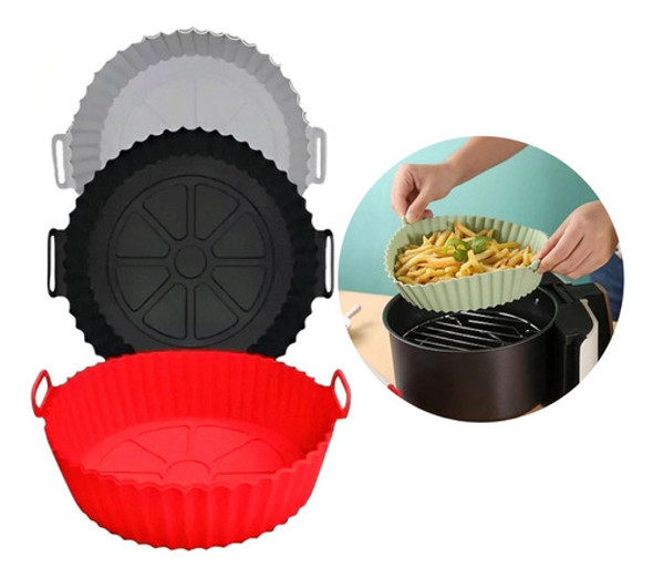 Kit 3 Forro Forma Air Fryer Erfrai Antiaderente Reutilizável 0
