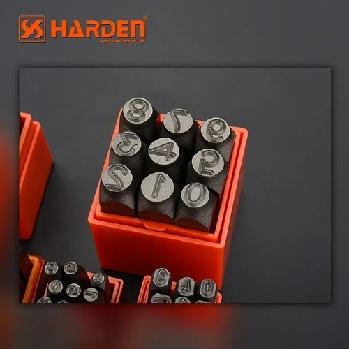 Juego Números De Marcar Golpe 5mm  9pzas Harden Profesional 1