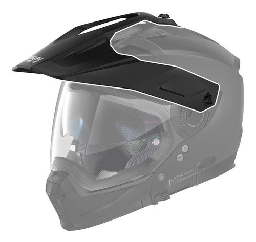 Repuesto Casco Visera Nolan Small Xxs-xs-s-m N70-2x Negra 0