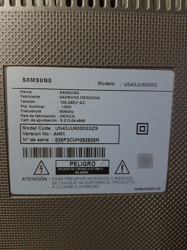 Modulos Smart Tv Samsung (un43ju6000) 0