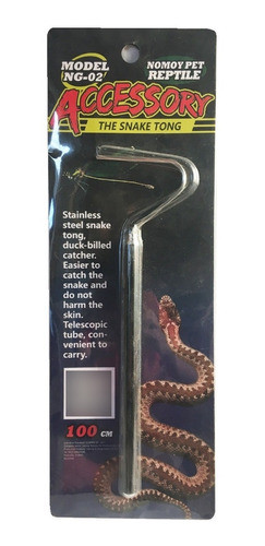 Gancho Telescopico 100cm Para Captura Sujeción De Serpientes 0