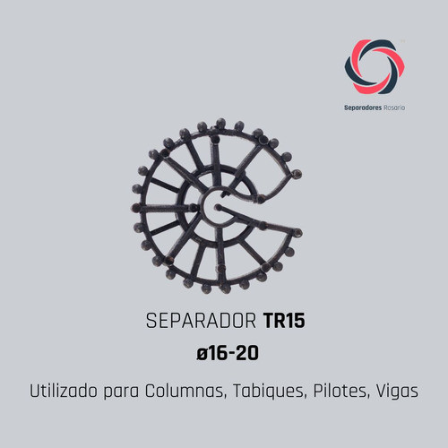 Separador Plastico Para Hormigon Tr15 Ø16-20 X2500un 1
