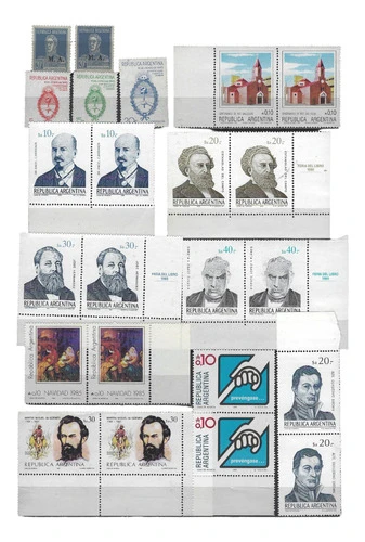 Lote3453 Argentina Series Nuevos Mint Pde Etc Ver 0