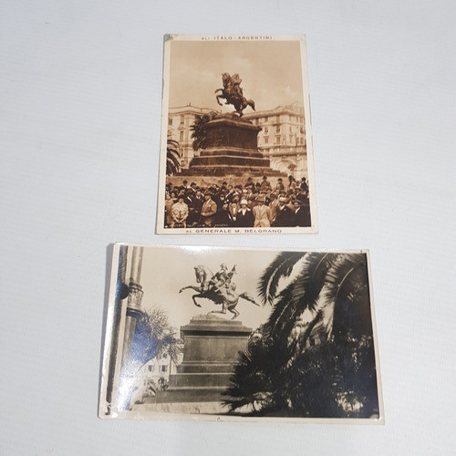 Antigua Postal Belgrano Homenaje Italia 1920 Lote Mag 60952 0