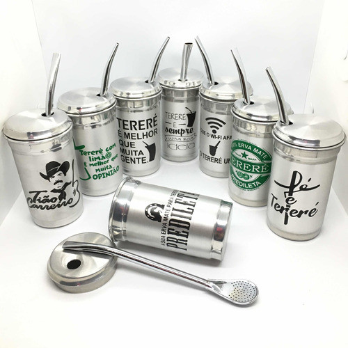 Kit 35 Ervas Terere Predileta 500gr + 10 Copos C/ Bomba 1