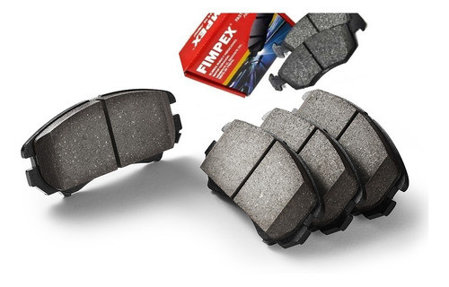 Kit X 4 Ruedas Pastillas De Freno Renault Koleos 0