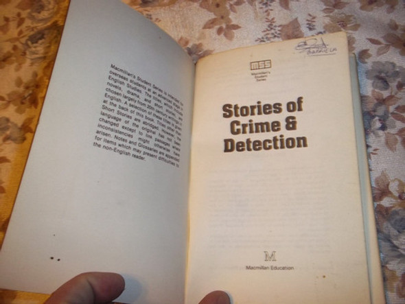Stories Of Crime & Detection - Macmillan´s Student Series 1