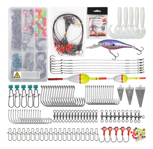Kit Accesorios D/pesca Silanon Señuelos D/agua Salada 161pcs 0