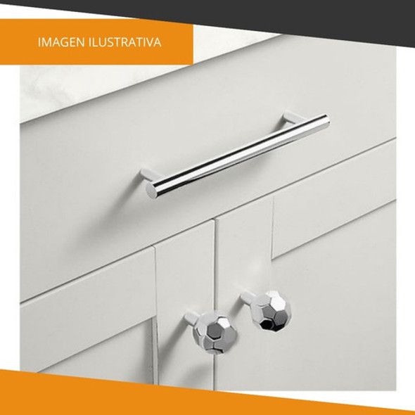 Manija Tirador Barral Brillante Mueble 96mm 1