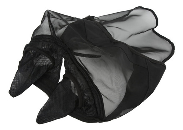 Capa Protetora De Rosto De Cavalo Com Zíper De Malha Transpa 1