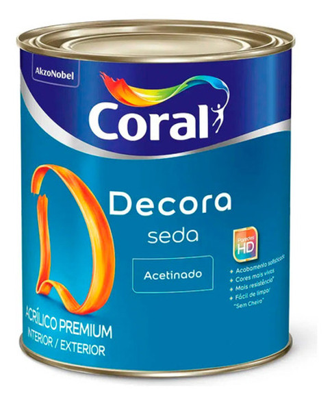 Tinta Acrílica Premium Decora Seda- Chuva De Ametistas 800ml 0