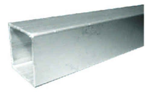 Caño De Aluminio  Anodizado Natural 25x25 P1,5 $ X3mt (167) 0