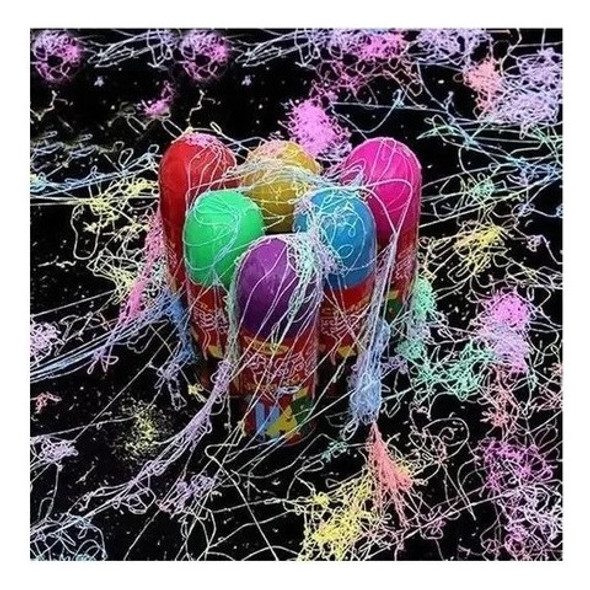 Serpentinas En Spray Fiestas Cotillón 6x 1 Serpentinas En Spray Fiestas Cotillón 6x 1